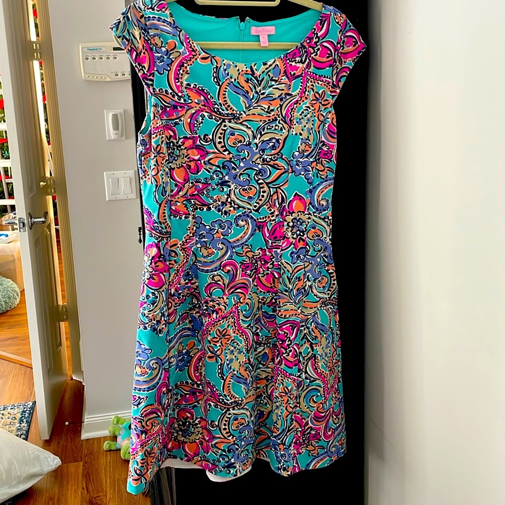 Stunning Lilly Pulitzer Fully Lined Dress - Multi-Color
